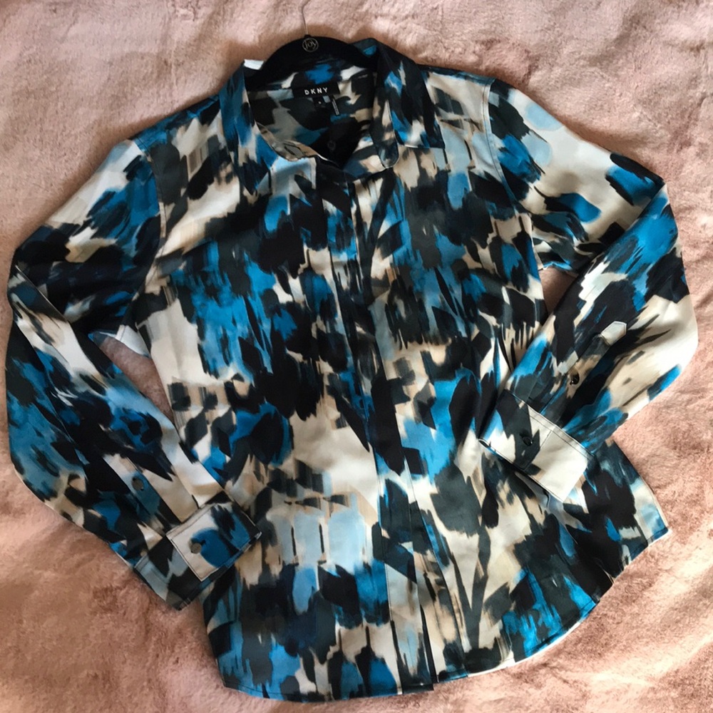NWT - DKNY Urban Chic Long Sleeve Blouse